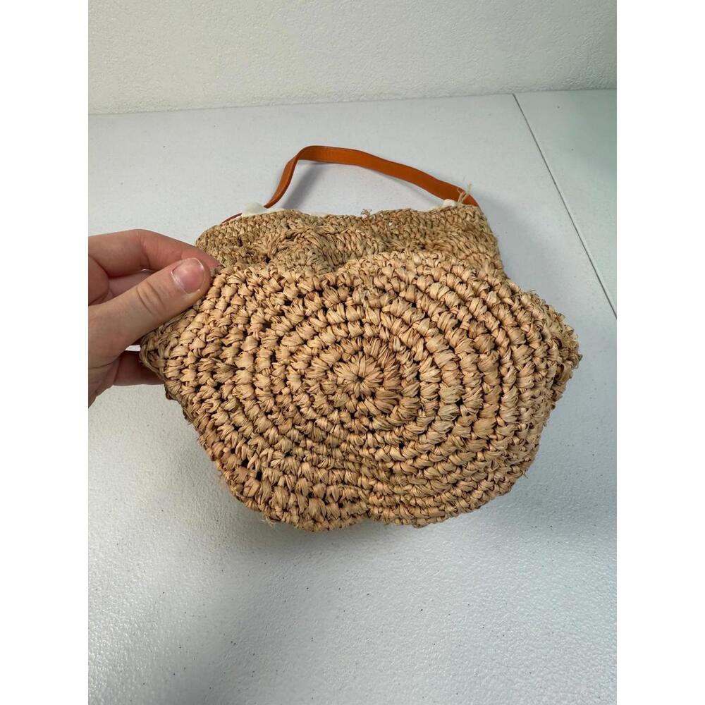 Polo Ralph Lauren Crochet Mini Bucket Bag – (Broken Weave & Interior Stains) - Picture 12 of 15